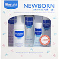 Mustela Newborn Arrival Set: Foam Shampoo 5.07oz + Gentle Cleansing Gel 6.76oz + No-Rinse Cleansing Water 3.38oz + Hydra Bebe Body Lotion 10.14oz + Diaper Rash Cream 3.80oz --5pcs for women by Mustela