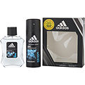 Adidas Ice Dive Eau De Toilette Spray 3.4 oz & Deodorant Spray 5 oz for men by Adidas